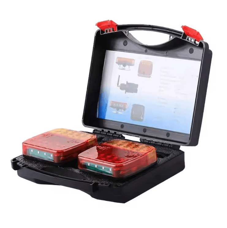 Wireless LED Trailer Tail Lights Rechargeable Brake Turn Signal Lights for Truck Camper and Trailer