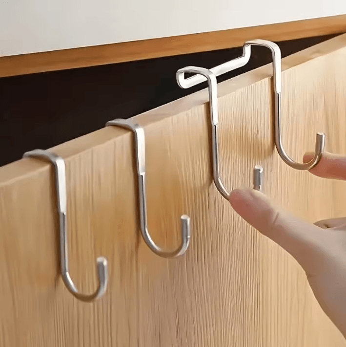 Strong Adhesive Seamless Wall Hook for Easy, No-Drill Home Organization