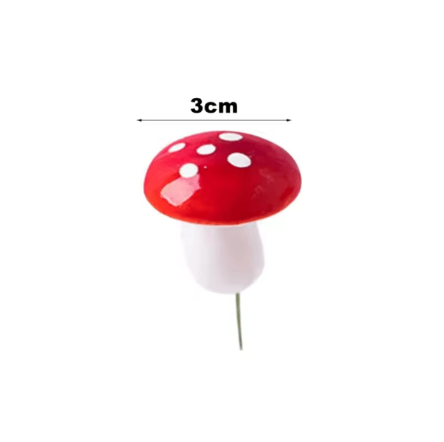 Mini Artificial Mushroom Set Foam Fairy Garden Decor for DIY Terrariums & Crafts