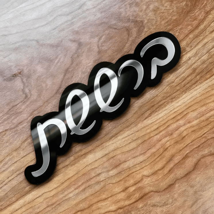 Custom Acrylic Mirror Door Plaque – Personalized acrylic mirror sign with Hebrew Name for Elegant Home & Event Decor