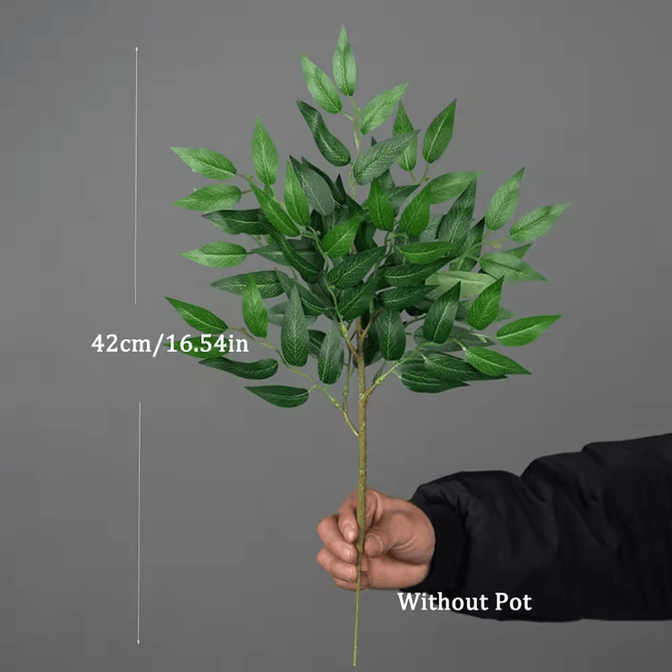Tall Artificial Eucalyptus Tree - Realistic Silk Greenery Plant for Home & Office Decor
