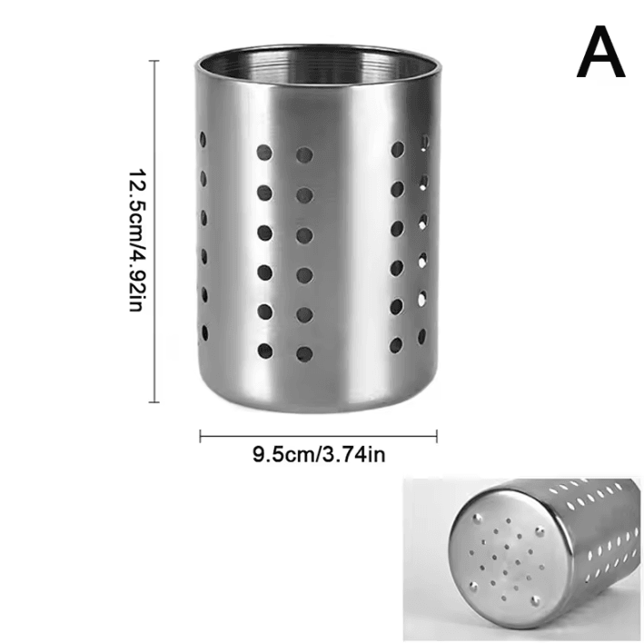 SteelDry Stainless Steel Cutlery Holder Stainless Steel Cutlery Holder Utensil Organizer Chopstick Storage Basket