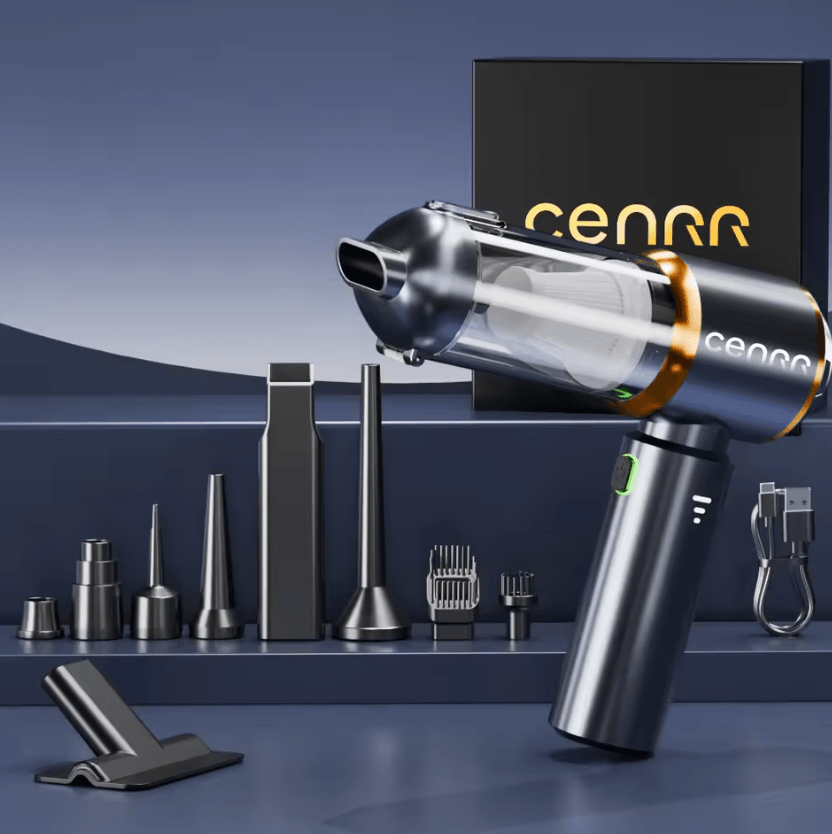 CENRR 2025 Mini Cordless Car Vacuum Cleaner 998000PA Portable Handheld Vacuum Cleaner Strong Suction Blower