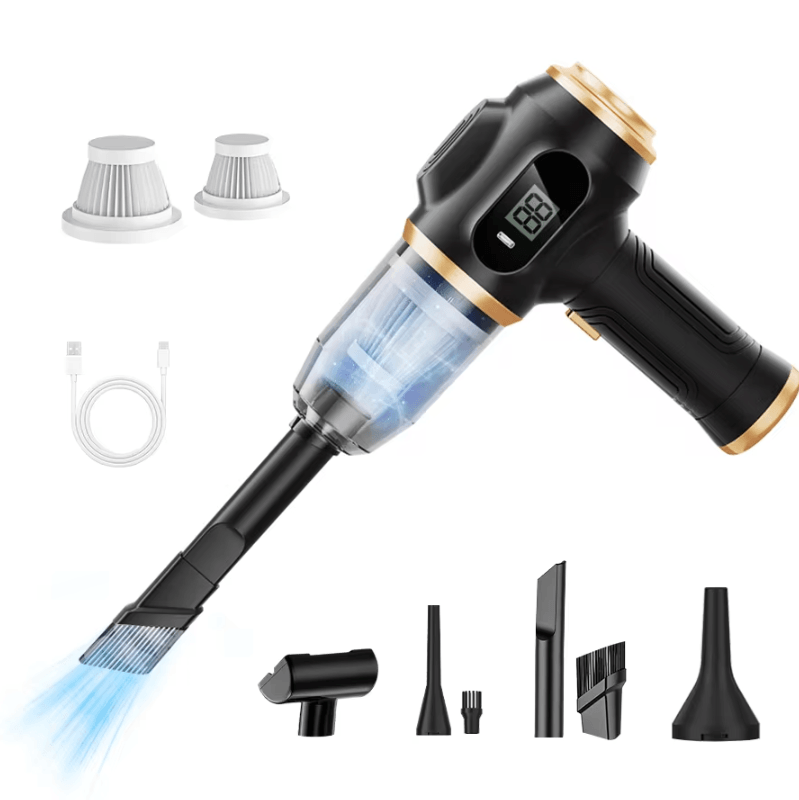 Ultra Portable Cordless Handheld Car Vacuum Cleaner – High-Suction Mini Cleaner for Home & Pet Hair
