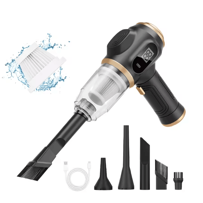 BELIBUY 2-in-1 Cordless Car Vacuum & Air Blower – High-Power Portable Cleaner for Auto & Home