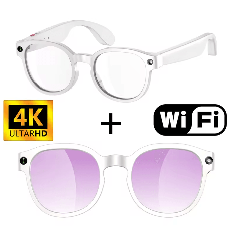 VisionX AI Smart Camera Glasses with HD Recording & Real-Time Translation