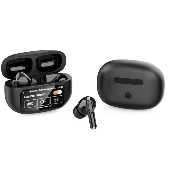 A9Plus Pro ANC Wireless TWS Earbuds with LED Touch Screen & BT5.4