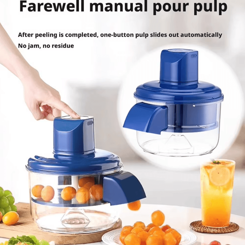 AutoPeel Pro electric grape peeler machine Hands-Free automatic fruit peeler for Berries & Small Fruits