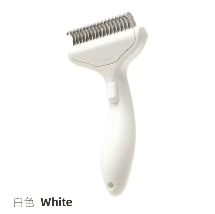 Stainless Steel Dog Grooming Comb – Dematting & Deshedding Pet Hair Remover