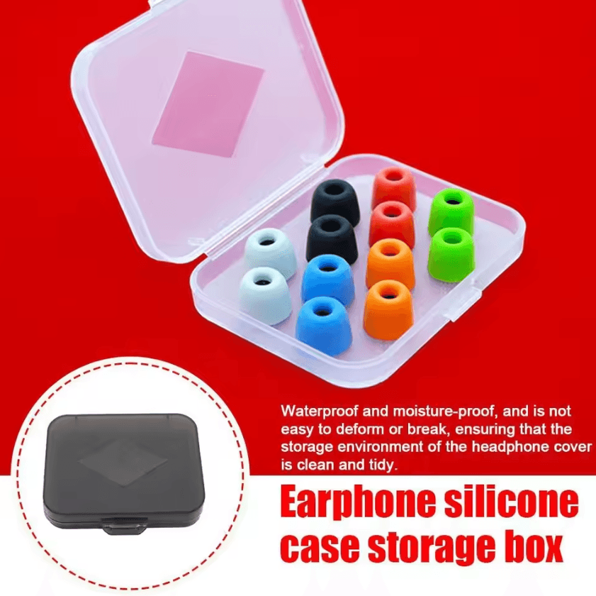 Ear Tips Storage Portable Transparent Silicone Eartip Storage Box – Dustproof | Inspire ...