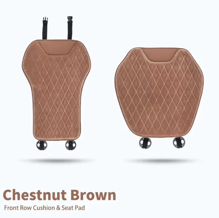 Universal Flannel Car Seat Cushion Pad Protector Set