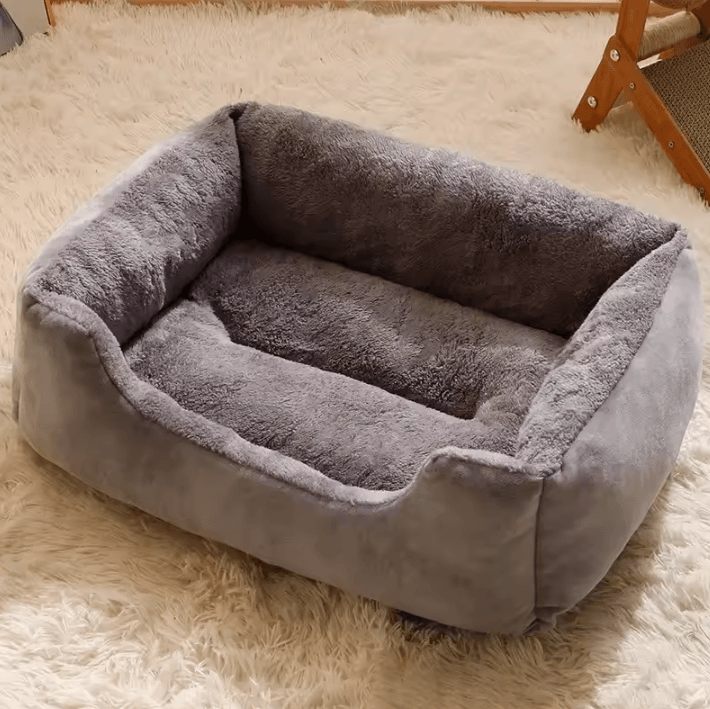 Cozy Plush Cat & Dog Bed for Warm Winter Comfort
