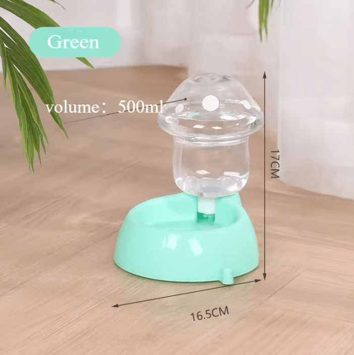 MushroomFlow Automatic Pet Feeder & Water Dispenser Set