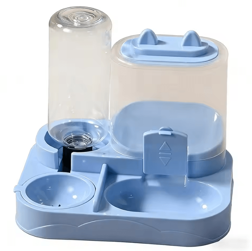CozyPaws Automatic Cat Feeder & Pet Water Dispenser Station