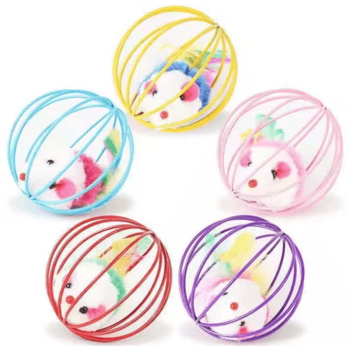 MouseMischief Plush Mouse Cat Toy for Interactive Indoor Play