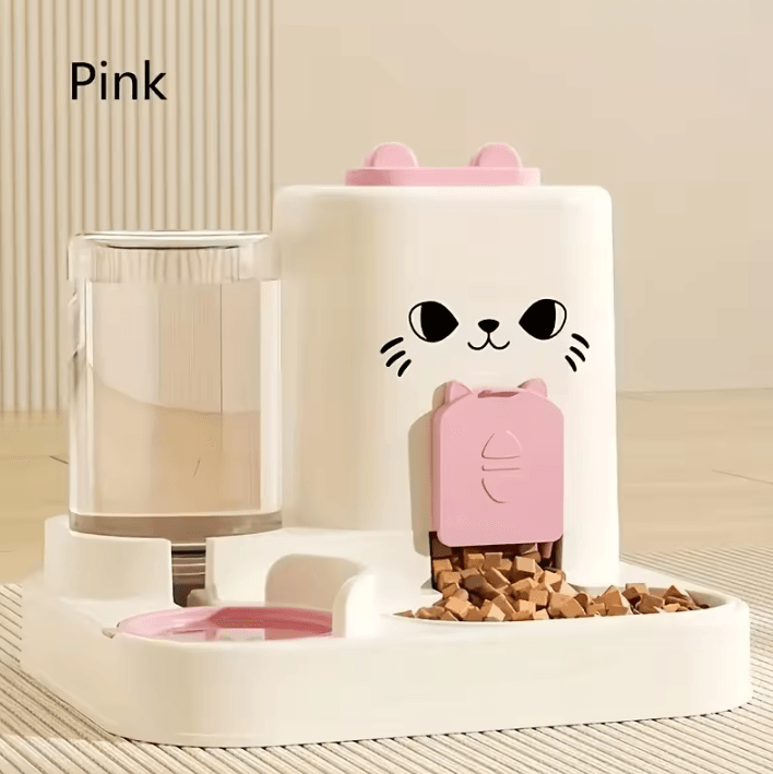 Large-Capacity Automatic Pet Feeder & Water Dispenser Set