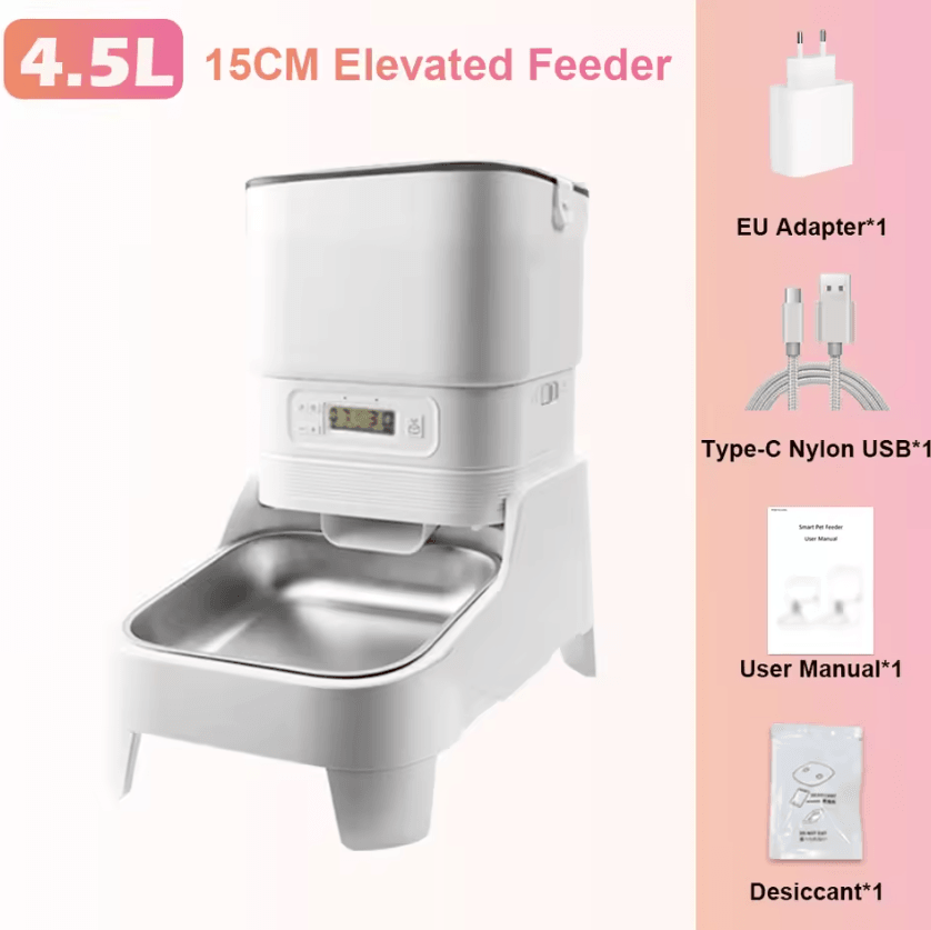 SmartServe AI Camera Automatic Pet Feeder for Cats & Dogs