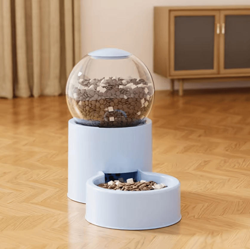 ElevaFlow Automatic Pet Feeder & Water Dispenser with Neck Protection Design