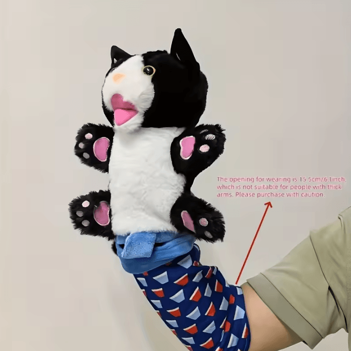 WrestleBuddy Interactive Cat Puppet Toy – Poseable Plush Wrestling Toy for Indoor Cats