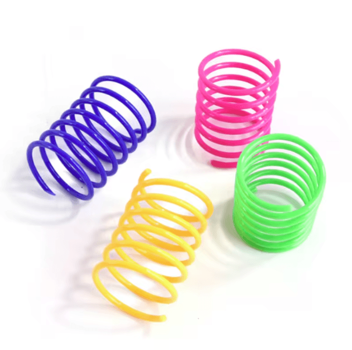 SpringPounce Interactive Spiral Cat Toys for Indoor Play