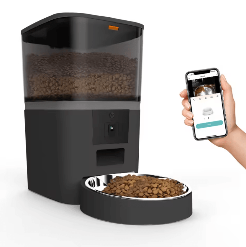 SmartServe 4L Automatic Pet Feeder with Camera & Dual Bowls