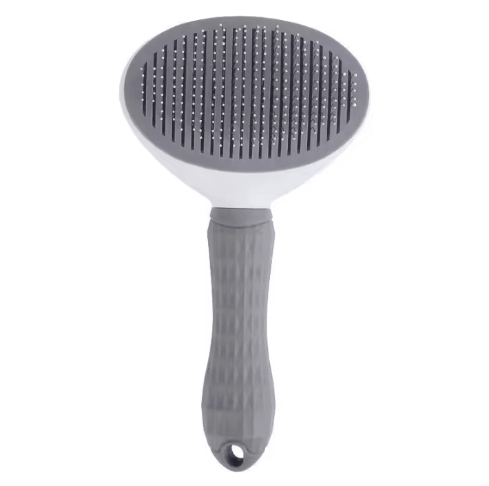 FurEase Self-Cleaning Pet Grooming Brush for Dogs & Cats