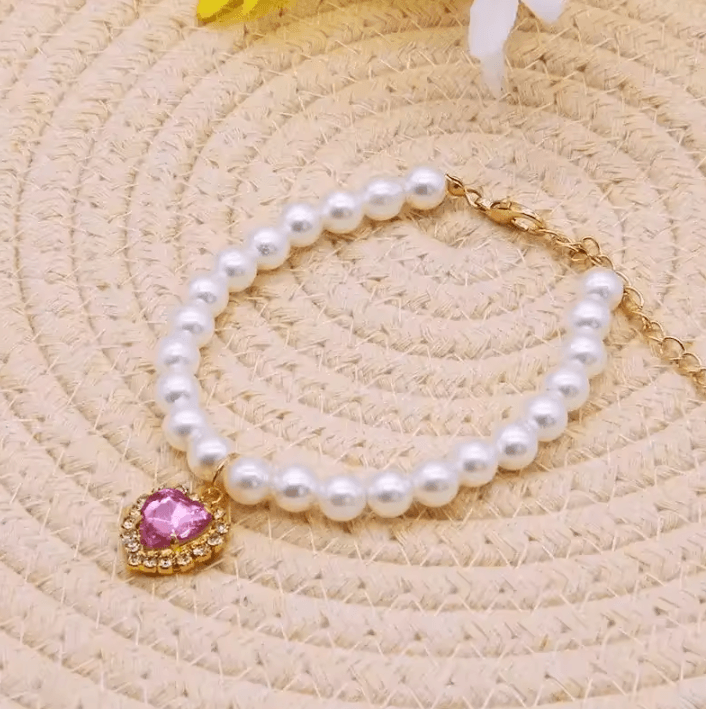 Pearl Princess Pet Necklace Collar