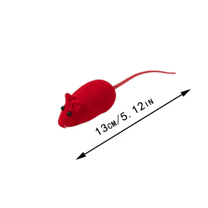 SqueakMouse Interactive Rubber Cat Toy