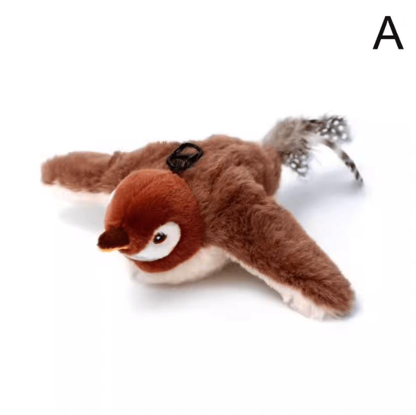 FeatherSong Rechargeable Chirping Bird Cat Toy