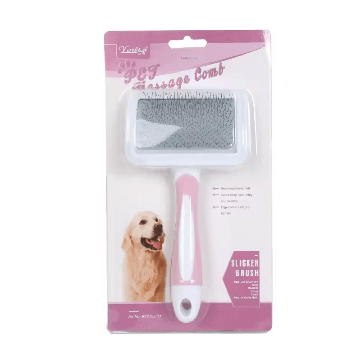 FurEase Self-Cleaning Pet Grooming Brush