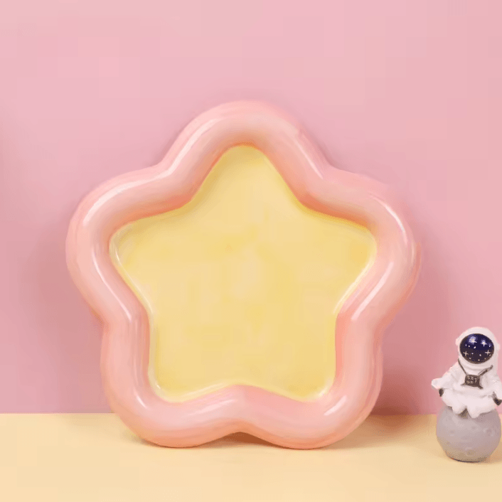 WhiskerBloom Ceramic Cat Feeding Bowl