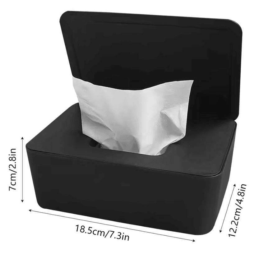 Dustproof Wet Wipes Dispenser Box with Lid