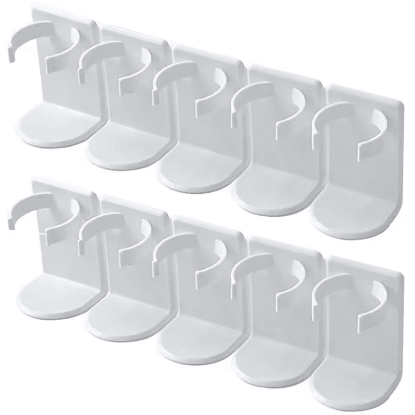 Adjustable Wall-Mounted Spice Rack Set – 2-Piece Kitchen Seasoning Organizer