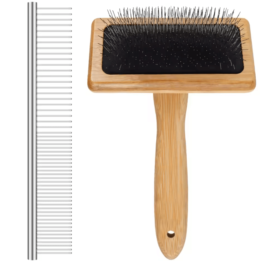 2-Piece Macrame Fringe Brush & Rug Tassel Comb Set – DIY Weaving, Tapestry & Cotton Rope Grooming Tool
