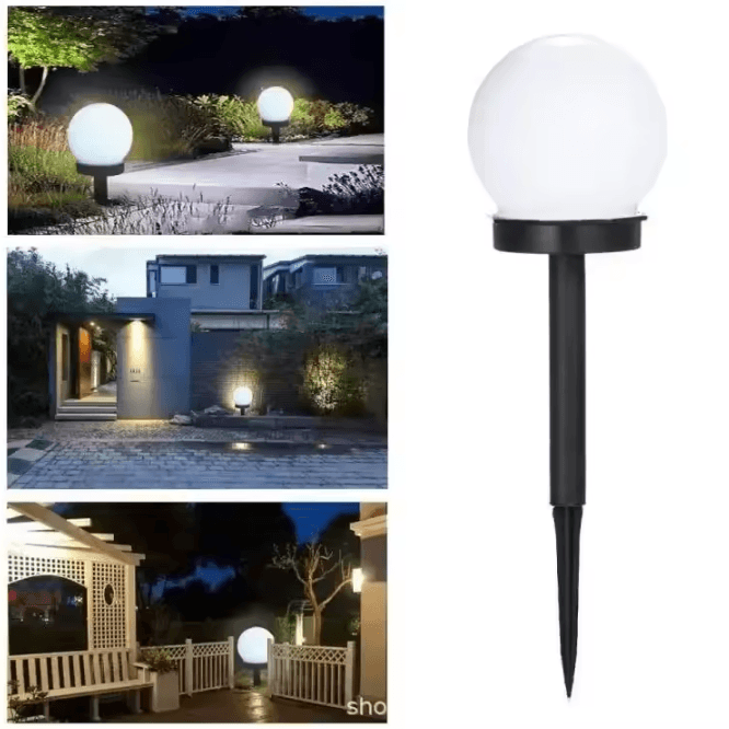 Solar LED Globe Garden Lights – Waterproof Solar Garden Lights for Lawn, Yard, Pathway & Landscape Decor