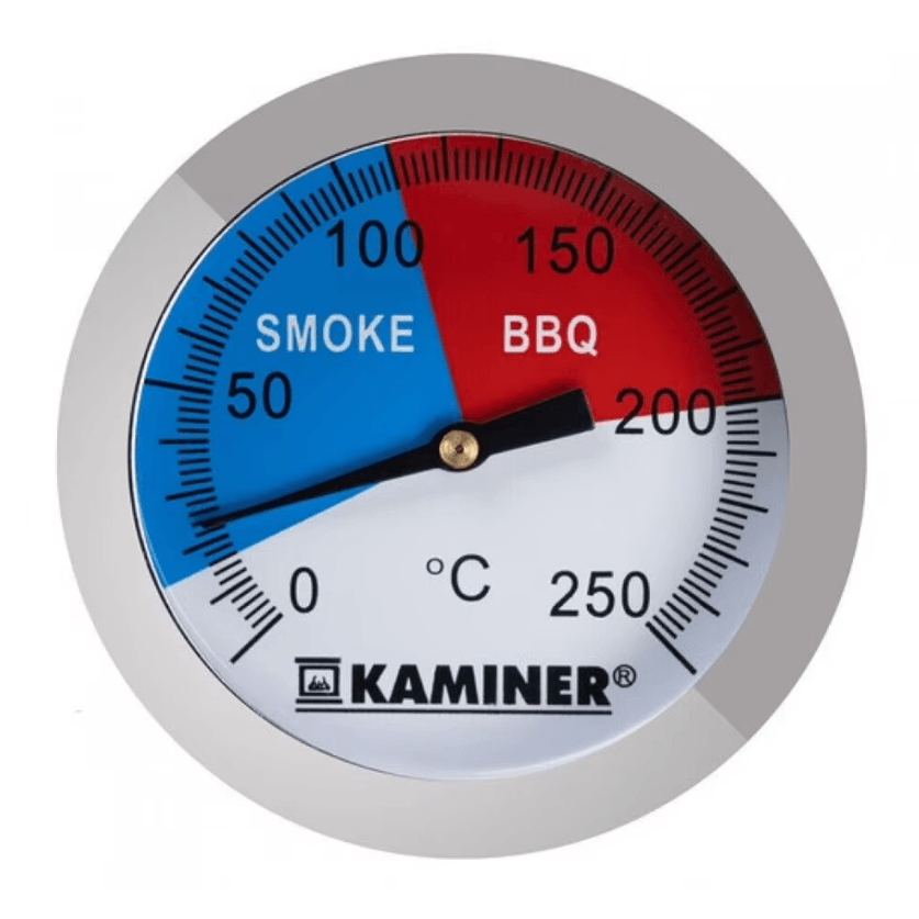 Stainless Steel BBQ Thermometer – BBQ Grill Thermometer Temperature Gauge for Smoker, Grill & Outdoor Cooking
