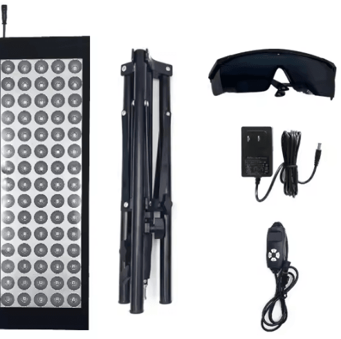 Red Light Therapy Lamp with Adjustable Stand 660nm and 850nm Near Infrared Light Device