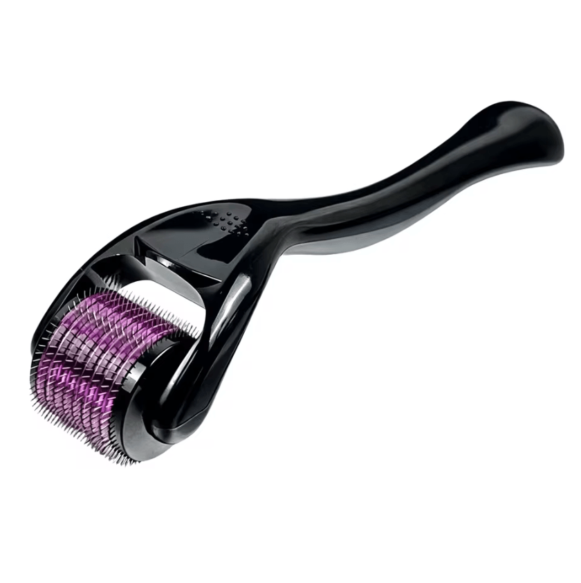 540 Titanium Derma Roller Microneedling Roller for Face Skin Scalp and Beard Care