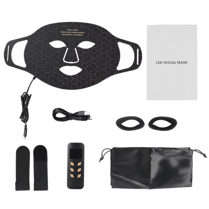 LED Red Light Therapy Face Mask 850nm Near Infrared Light Therapy Mask for Home Skincare