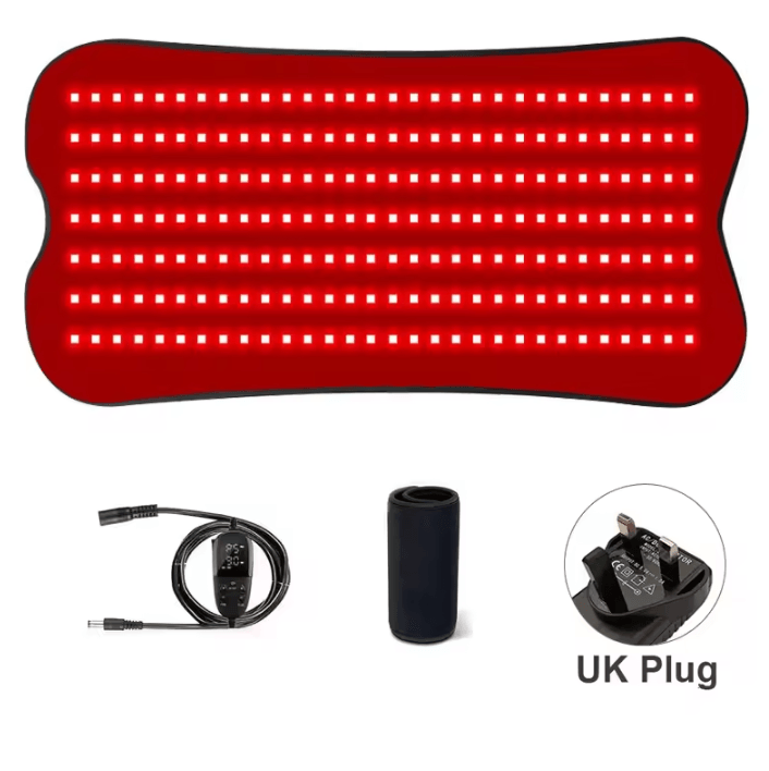 210 LED Red Light Therapy Pad 660nm 850nm Infrared Wrap for Face and Body