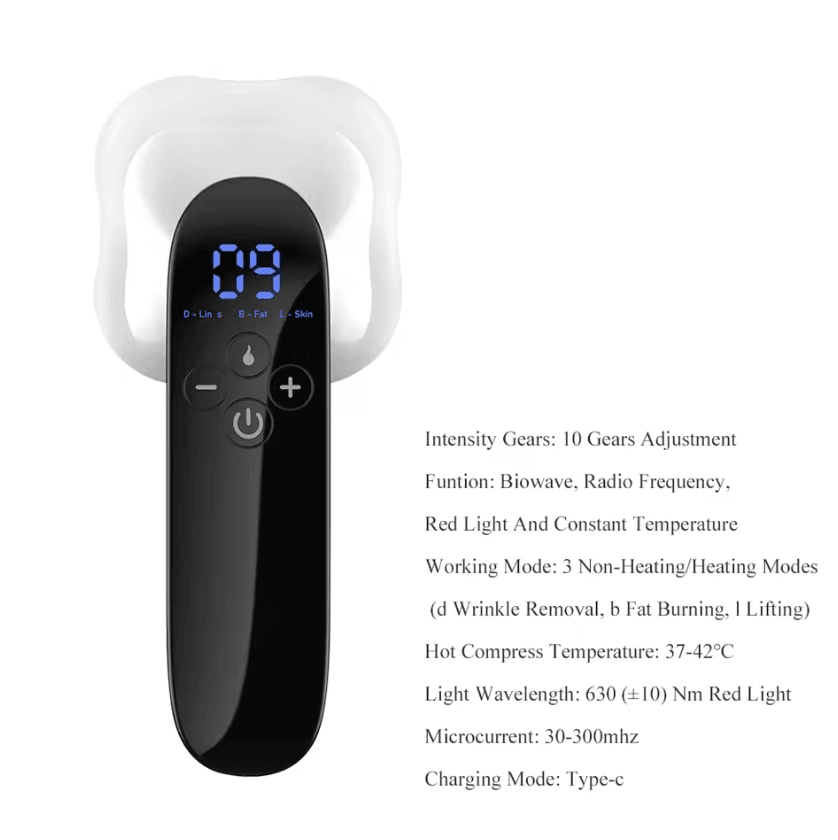 Cordless Handheld Body Massager with Gel Kit for Full-Body Muscle Relaxation