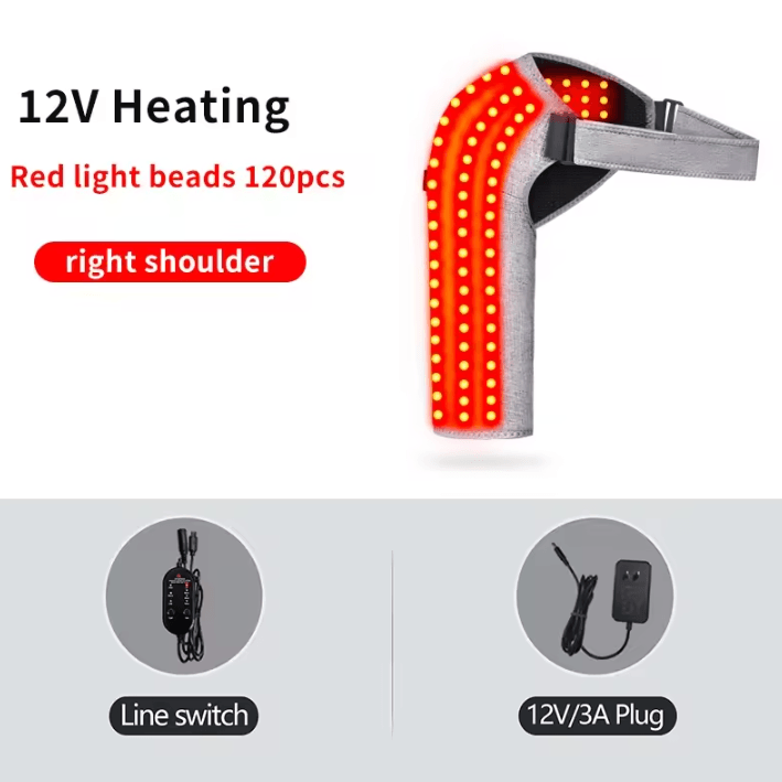 Heated Shoulder Brace with Massage – Electric Shoulder Heating Pad with Heat & Vibration for Everyday Comfort