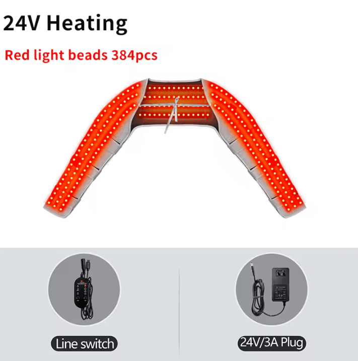 Heated Shoulder Wrap Massager – Electric Shoulder Heating Pad with Heat & Vibration for Everyday Comfort