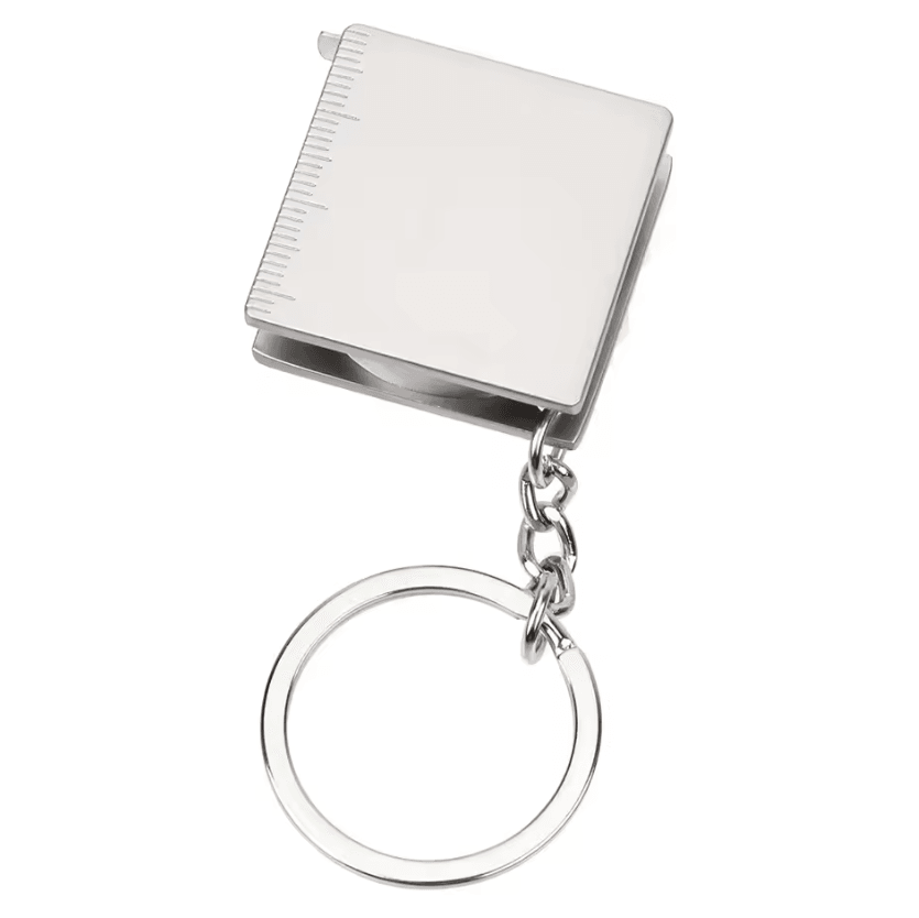Mini Retractable Tape Measure Keychain with Pull Ruler