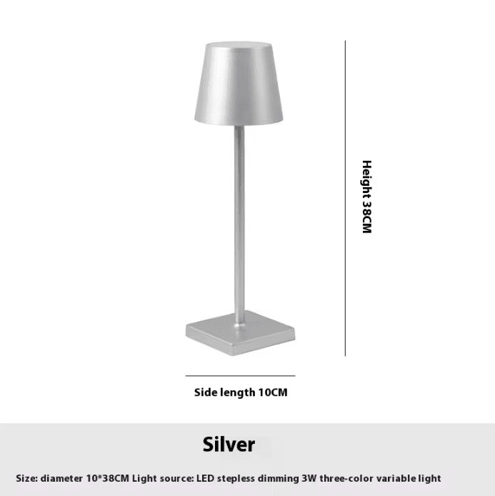 Cordless USB Rechargeable Table Lamp with Touch Control for Bedroom, Restaurant & Home Decor