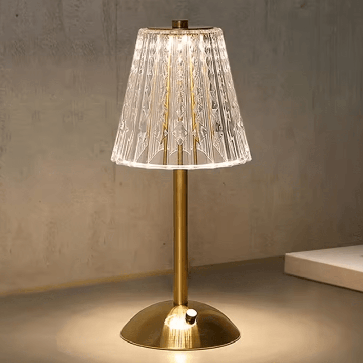 Rechargeable LED Table Lamp 3 Color Touch Dimmable Cordless Bedside Light