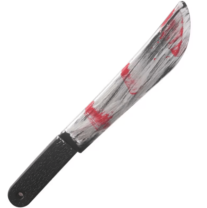 Bloody Plastic Knife Prop – Halloween Knife Prop for Costumes, Haunted Houses & Party Decorations