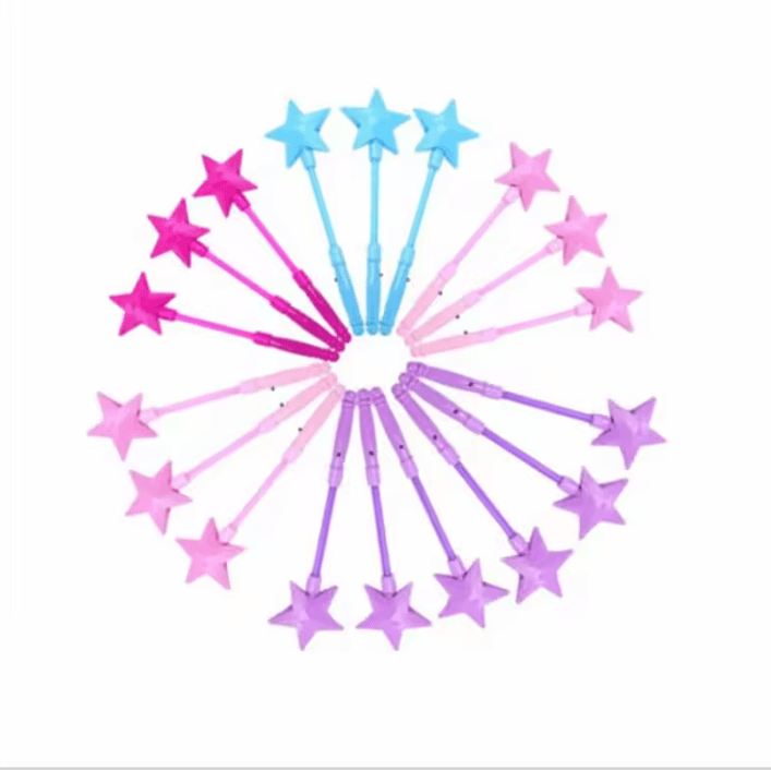 LED Flashing Star Wand – Light Up Star Wand Glow Stick Toy for Kids' Parties & Halloween