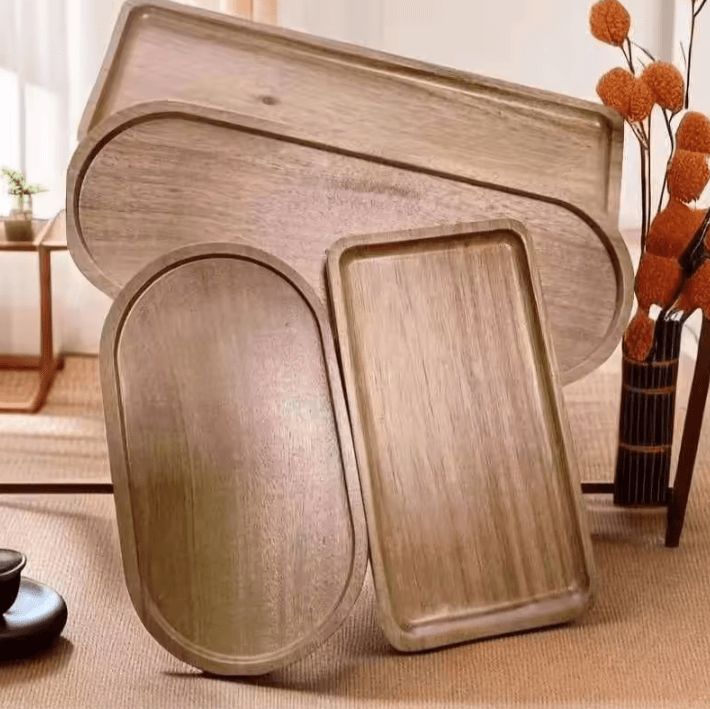 Wabi Sabi Acacia Wood Serving Tray – Acacia Wood Serving Tra