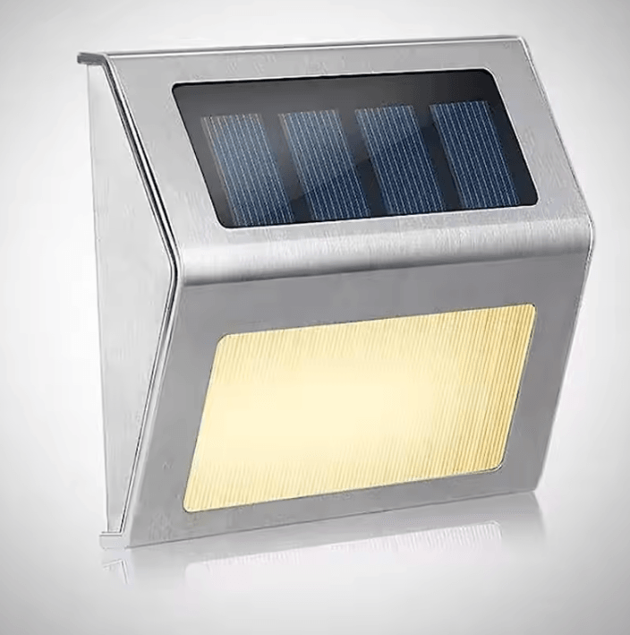 1-12PC Solar Deck Lights - Waterproof Outdoor Fence and Pool Lights